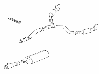 GM 84460757 Muffler