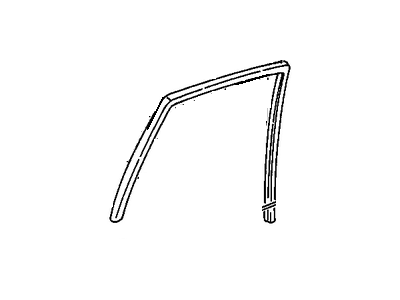 GM 20623621 Weatherstrip Asm-Rear Side Door Window