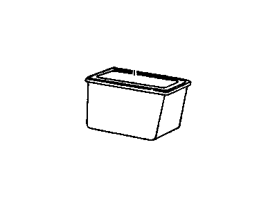 GM 10019276 Compartment-Front Floor Console