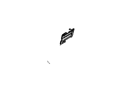 GM 25515303 Retainer Asm-F/Bumper Fascia Outer Molding