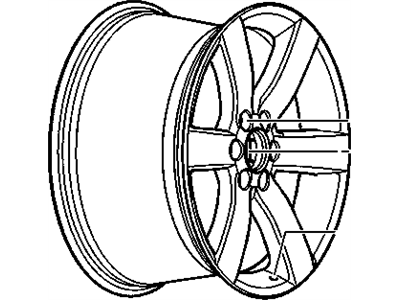 GM 9595885 Wheel, Alloy