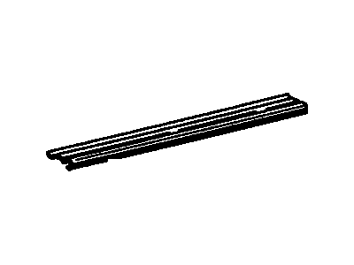 GM 22546198 S/Strip Asm Front Door Window Outer At Belt *Bright/Black