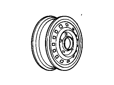 GM 9592409 Wheel Rim, 14X5.5