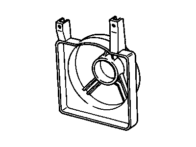 GM 22088901 Shroud Pkg-Electronic Cooling Fan