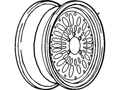 GM 12516789 Wheel Rim Kit-14X6 Aluminum