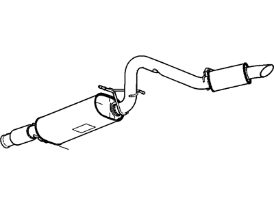 GM 15896609 Muffler