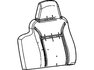 GM 19257226 Seat Back Pad