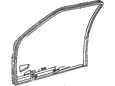 GM 10227059 Weatherstrip Asm-Front Side Door