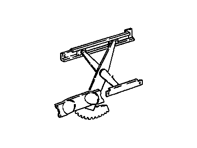 GM 16636617 Front Side Door Window Regulator Assembly