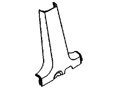 GM 96649839 Lower Center Pillar Trim