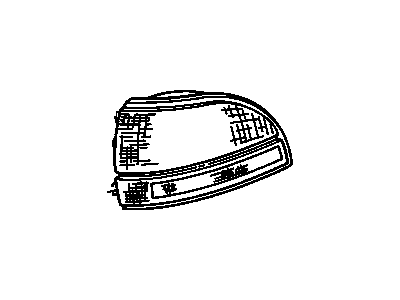 GM 16512674 Lamp Asm-Corner & Side Marker-RH