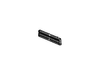 GM 22539615 Molding Asm-O/P Front Of Rear W/Opening *Black