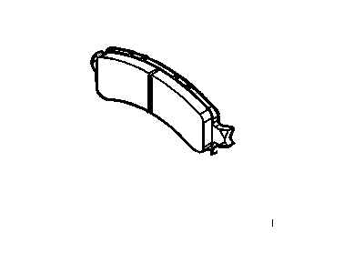 GM 89027019 Rear Pads