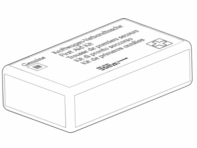 GM 84172789 First Aid Kit with GM Logo