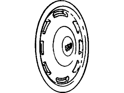 GM 10253658 Wheel TRIM COVER Assembly *Chrome