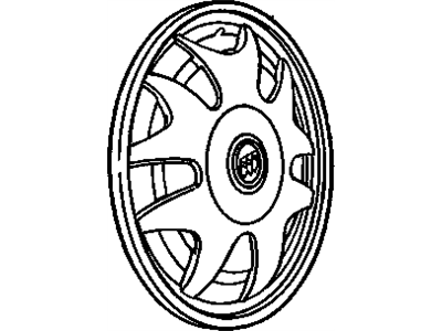 GM 22553040 Wheel TRIM COVER Assembly(Tire & Wheel Drawing/Original High Output