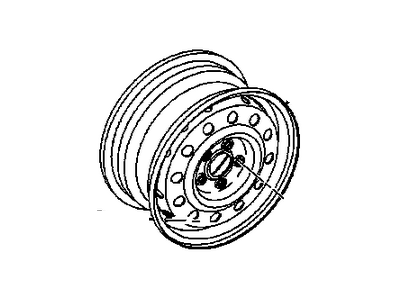 GM 90575885 Wheel, Steel