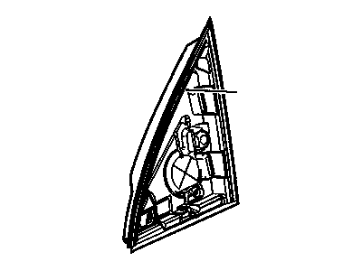 GM 20832956 Mirror Assembly Gasket
