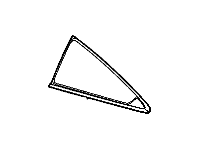 GM 15262160 Quarter Glass