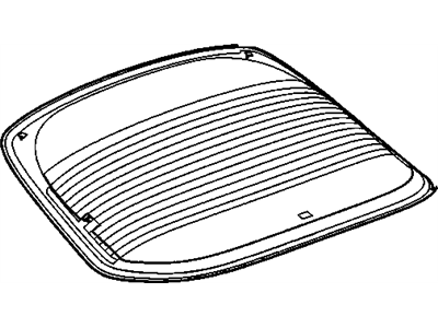 GM 15864517 Back Glass
