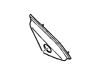 GM 22695597 Panel Asm-Front Side Door Upper Trim (W/Speaker) *Very Dark Gray