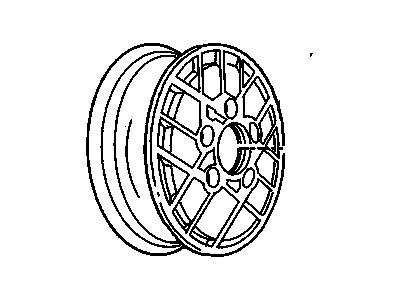 GM 12507135 Wheel Rim Kit-14X6