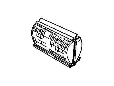 GM 16515654 Lens & Housing Asm, Headlamp (RH)