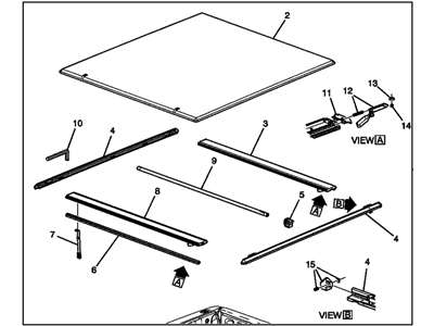 GM 19171115 Cover Pkg, Soft Tonneau (17.090) *Black)(Insta