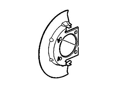GM 23432226 Backing Plate