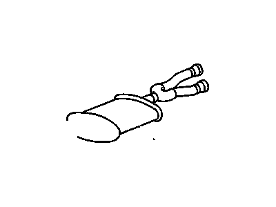 GM 22573177 Muffler Assembly W/Tailpipe