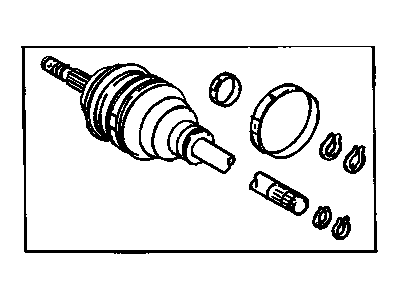 GM 26026648 Joint Kit-Front Wheel Drive Shaft C/V (W/Shaft & Seal)(RH)