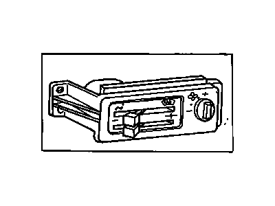 GM 16168925 Heater Control Assembly