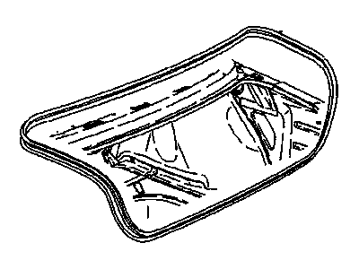 GM 21160164 Weatherstrip, Rear Compartment Lid