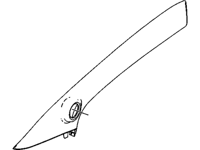 GM 90920741 Weatherstrip Pillar Trim