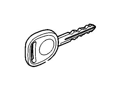 GM 15770619 Key, Ignition Lock