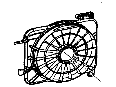 GM 22137100 Shroud Pkg, Engine Coolant Fan