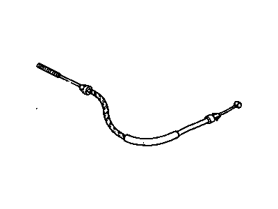 GM 10207598 Cable Asm-Parking Brake Rear