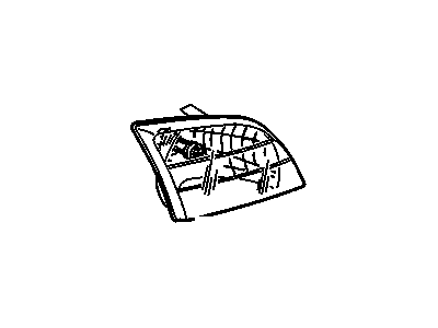 GM 16530509 Lens & Housing