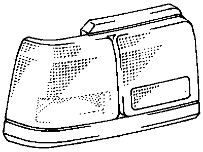 GM 94844249 Lens, Tail Lamp