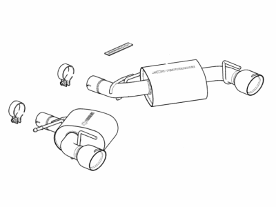GM 84578423 Muffler