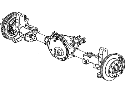 GM 15285279 Axle Asm-Rear (3.73 Ratio)
