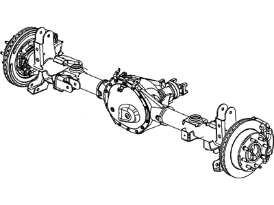 GM 25986995 Rear Axle