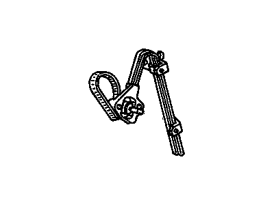 GM 16628057 Rear Side Door Window Regulator Assembly