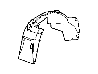 GM 22860081 Fender Liner