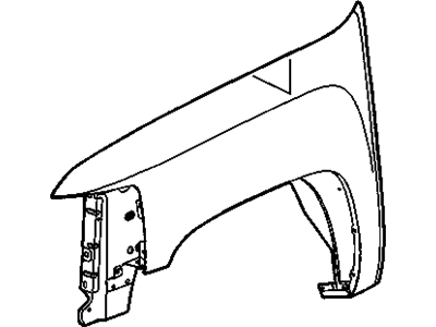 GM 22977473 Fender
