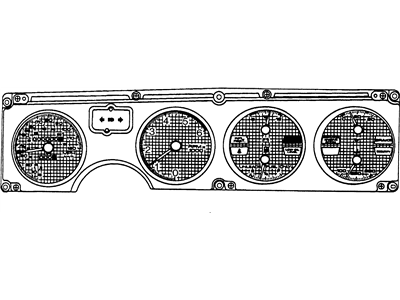 GM 25059669 Speedometer Head