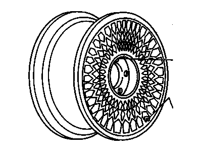 GM 12520399 Wheel Rim Assembly, 15X7