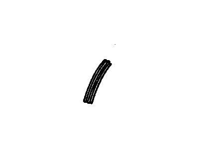 GM 10158436 Molding Asm-Windshield Side Reveal *Black