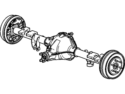 GM 25903651 Axle Asm-Rear (3.73 Ratio)