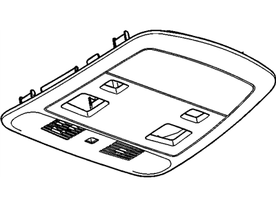 GM 15876718 Console Asm-Roof *Light Cashmere